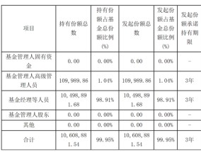 公司发新基金，总经理买了98%，啥情况？