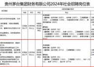 茅台也做债？旗下贵州茅台集团财务有限公司公开招聘债券交易员