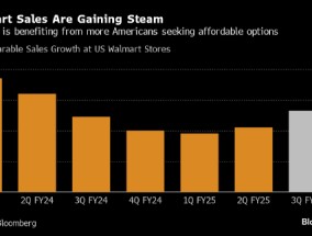 沃尔玛上调年度展望 假日季开局稳健且美国消费者需求强劲