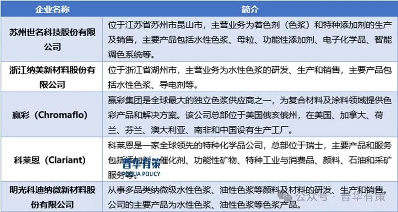 2025-2031年色浆行业细分市场分析及投资前景预测报告